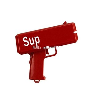 Super Money Gun Make It Rain Cash Spray Gun Playing Prop Str