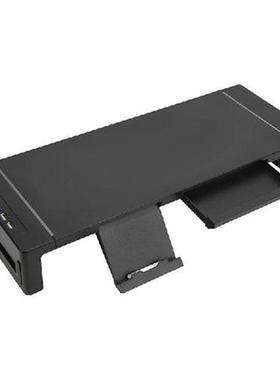 Computer Monitor Riser Black Desktop Printer Stand Table