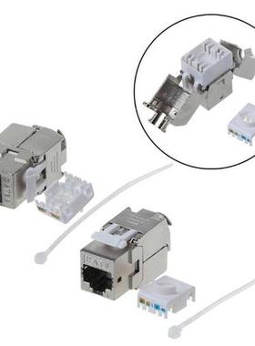 5PCS RJ45 Toolless Keystone Jack Cat6 Cat6A Shielded Module