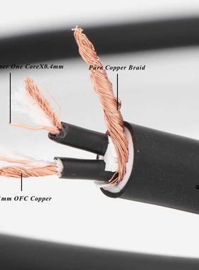 Preffair X418 OFC OCC Copper RCA XLR Audio 8mm HiFi Audio In