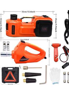 Tire Repalce Tool Kit Electric Hydraulic Car Floor Jack with