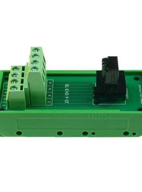 RJ45 male 8P8C vertical breakout board with Din rail mountin