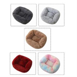 Square Super Soft Dog Bed Warm Plush Cat Mat Dog Beds For