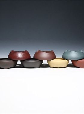 Bonsai pot Unglaze Small Bowl shape flowerpots basin China