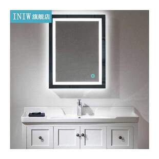 New athroom Lighted Vanity Mirror Make Up Wall Mounted 2 Si