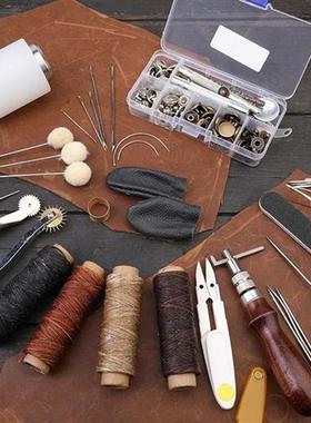 Leather Sewing Tools Kit DIY Handmade Hand Stitching Tool S