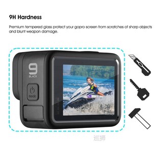 Protective Silicone Case for GoPro Hero 9 Black Tempered Gla