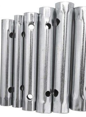 6Mm - 17Mm Tubular Socket Wrench Set Plug Tube Hollow Socket