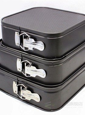 3PCS Square Nnon Stick Spring Form Cake Baking Bake Tin Pan