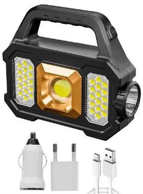 500LM Powerful LED Flashlight USB Rechargeable Lamp