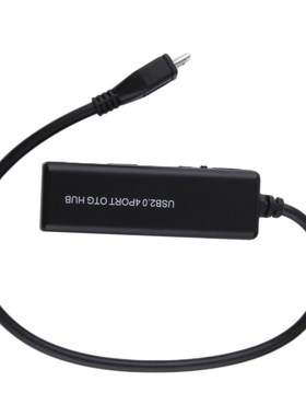 High Speed 4 Port Micro USB OTG Charger HUB Cable Adapter Fo