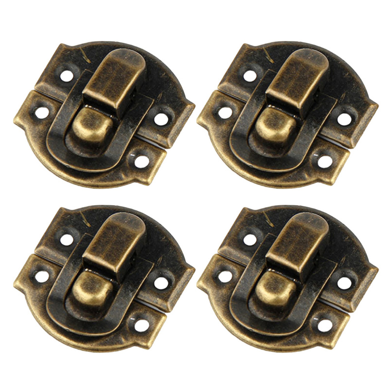 20pcs Antique Hasps Iron Lock Catch Latches For Vintage Jewe
