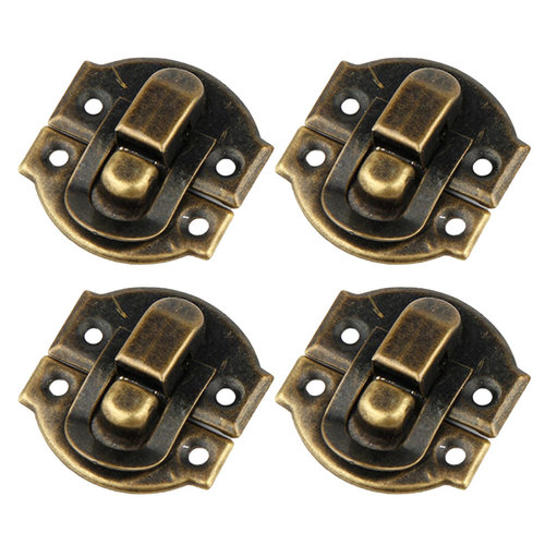 20pcs Antique Hasps Iron Lock Catch Latches For Vintage Jewe