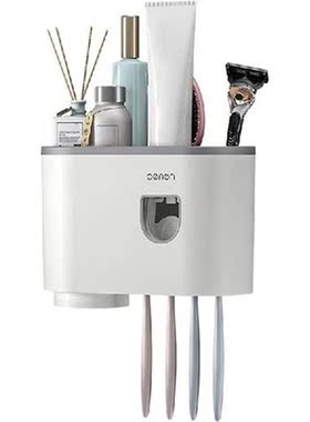 Wall Mount Automatic Toothpaste Dispenser Multifunctional