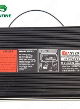 Federal Signal 200W wireless car siren 10 tones with Microph