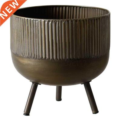 Bronze plant pots Retro Industrial style metal flower pot