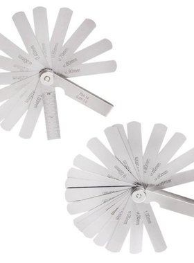 14 Blade 0.05-1mm Feeler Gauge Gage Thickness Measurment Too