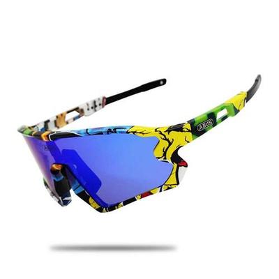5 Lens UV400 Cycling Sunglasses TR90 Sports Bicycle Glasses