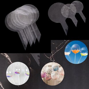 Clear Bubble 10pcs Inch Balloons PVC Wrinkles