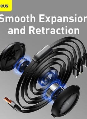 3 in1 USB Cable for iPhone Huawei P40 P30 Mate 40 30 Pro 66W