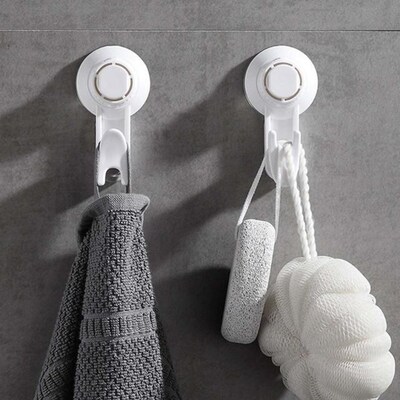RecabLeght Suction Cup Coat Hook Adjustable Dual Use Wall Ba