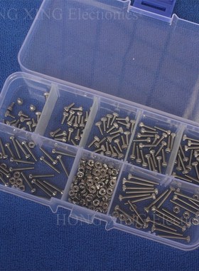 280pcs/set 304Stainless Steel Screw Cap Head Screw Bolt Nut