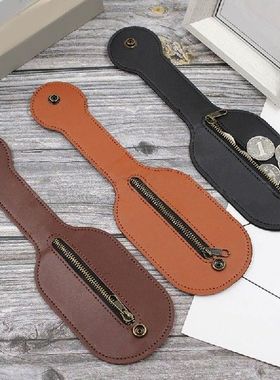 Men Leather Racket Sap Jacksap Coin Purse Wallet