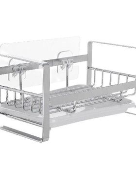 Sink Caddy Organizer Sponge Holder Sink Tray Drainer Rack