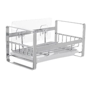 Sink Caddy Organizer Sponge Holder Sink Tray Drainer Rack