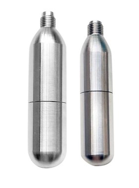 2 Pcs High Capacity CO2 Tank Refillable Cartridge with Threa