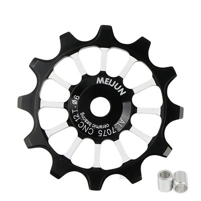12T Bicycle Derailleur Guide Wheel Ceramic Bearing 10 Speed