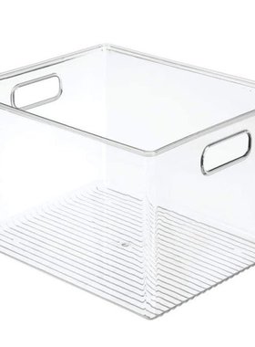 29X20x15cm Acrylic Transparent Refrigerator Storage Box Desk