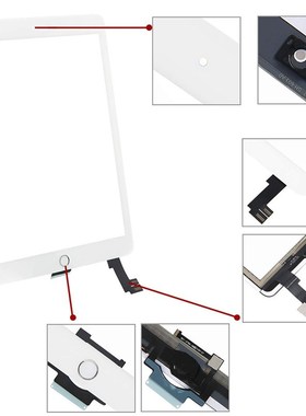 Touch Screen for iPad Air 2 / iPad Mini 6 2014 A1566 A1567 T