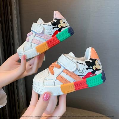 Cartoon Mickey Children Shoes For Boys Girls Sport Sneakers