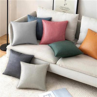 PU Leather Cushion Cover Pillow Cover Nordic Decorative