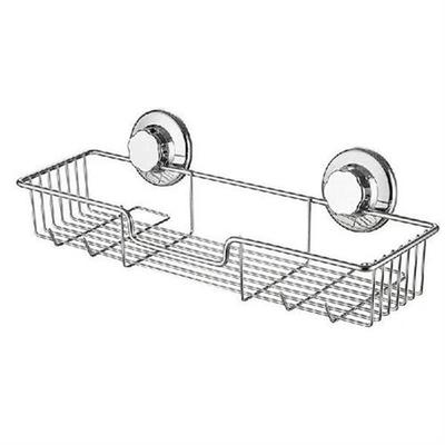 Punch-Free Wall-Mounted Storage Basket Stainless Steel