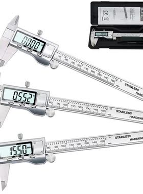 Digital Metal Caliper Stainless Steel Vernier Calipers Elect