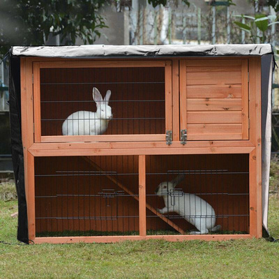 Small Pet Triangle Rabbit Cage Dust Cover 210D Oxford Cloth