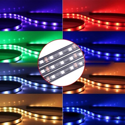 RGB LED Strip Under Car Tube Underbody Underglow Glow System
