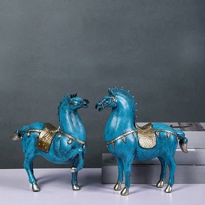 Resin Horse Figurine Decoration Animal Horse Statue