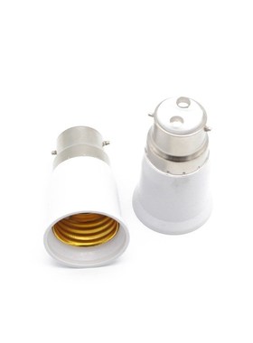 BC B22 To ES E27 Screw Light Bulb Lamp Adaptor Fitting Conve