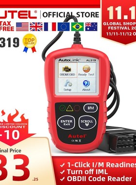 AutoLink AL319 Auto Diagnostic Tool OBD2 Code Reader  Al319
