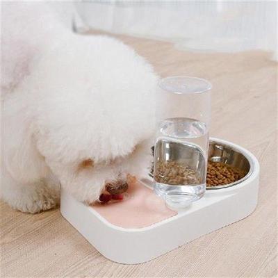 Cat Automatic Feeder Dog Double Bowl Kitten Food Water