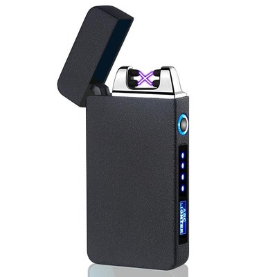 sb Rechargeable Electric Lighter Dual Arc Windproof Cigar Li