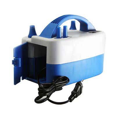 Electric Air Balloon Pump Portable Inflator Dual-Nozzle Glob