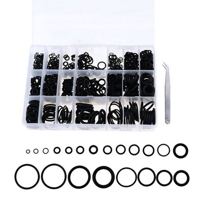 960PCS/Box O Ring Rubber Washer Seals Assortment Black O-Rin