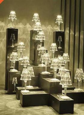 Diamond Desk Lamp USB Acrylic Decorative Desk Lamp Bedroom B