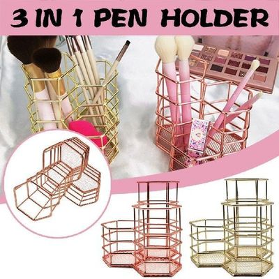 Pencil Cup Office Stationery Storage Baskets Pen Holder