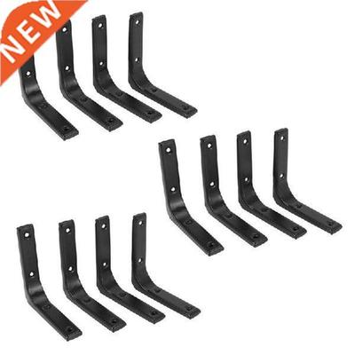 12 PCS Iron Wall Shelf Bracket, 4 X 4 Inch Heavy Duty Shelf