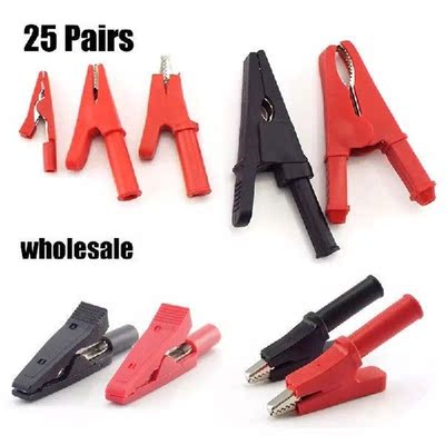 25pairs 10A 30A 50A Alligator Crocodile Test Adapter Clip